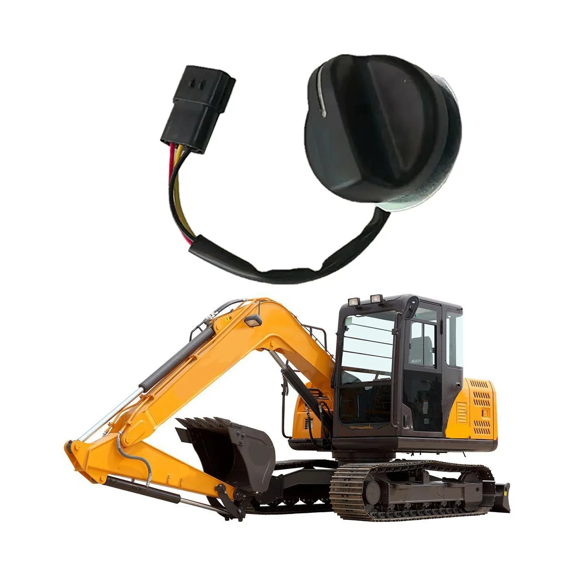 Kobelco 굴삭기 SK200-6 SK210LC SK250LC 용 연료 다이얼 스로틀 노브 컨트롤러 스위치 YN52S00009P1 SK200-6E