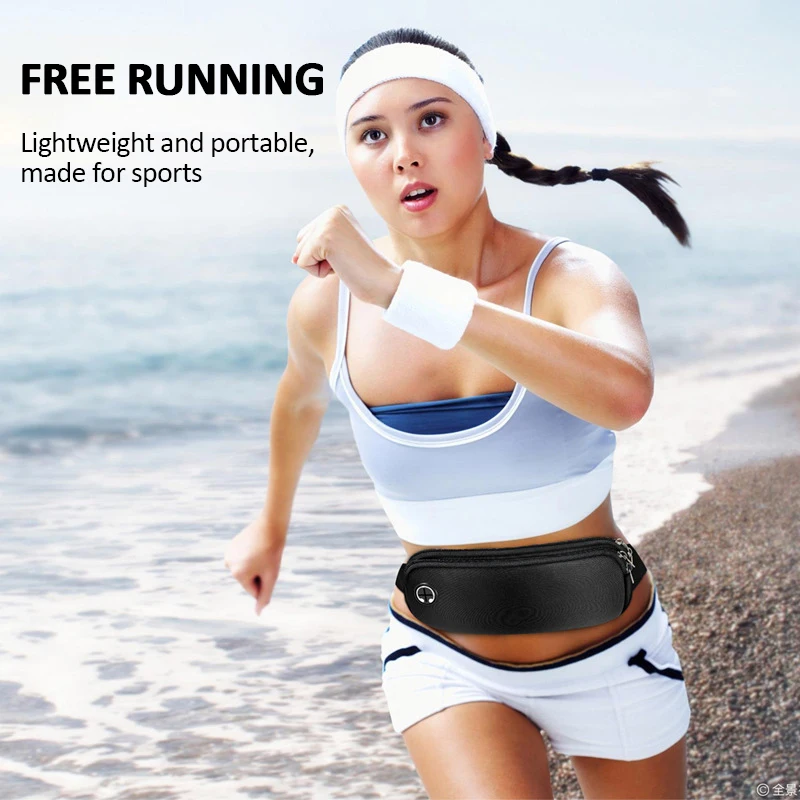 Sports Fanny Pack Women Belt Bag Men Running Waist Bag Mobile Phone Gym Bags Running Accessories Adjustable Strap Waist Bags 2