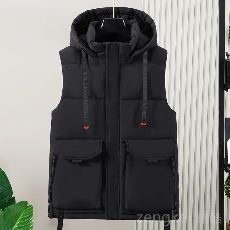 Big size waistcoat autumn winter new big yards thickened shoulders  man vest jacket jacket men men vest 8XL 7XL 6XL 2