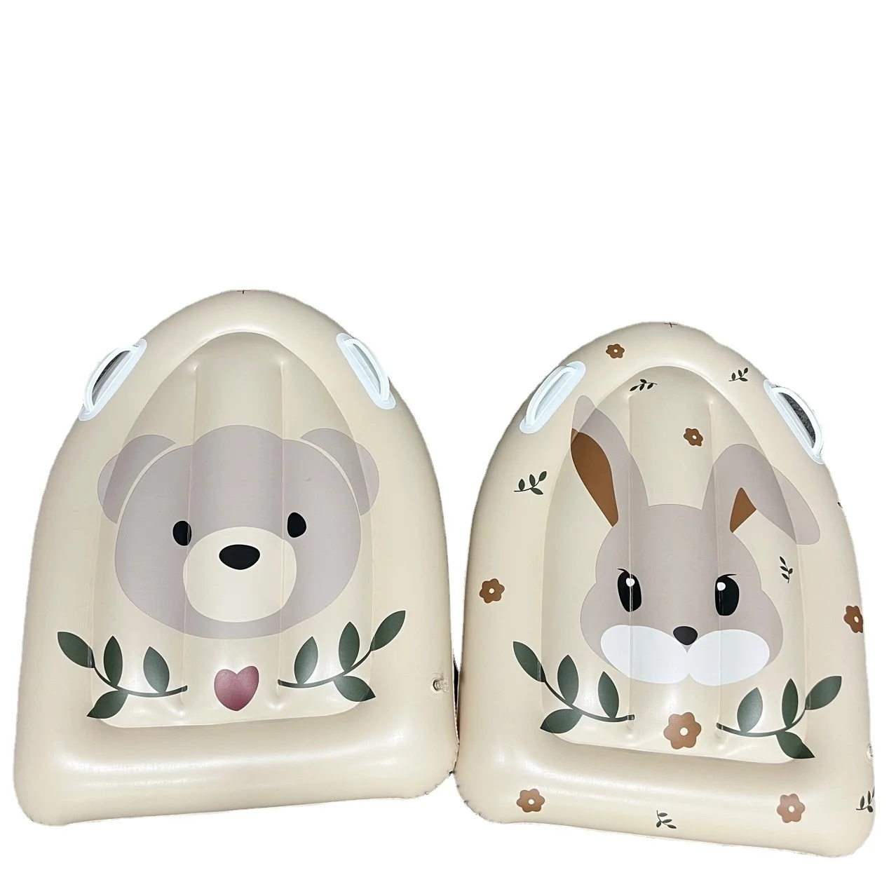 

Новый детский плавающий ряд на морской доске для серфинга, спасательный круг, надувная кровать на воде, кролик с головой медведя из ПВХ