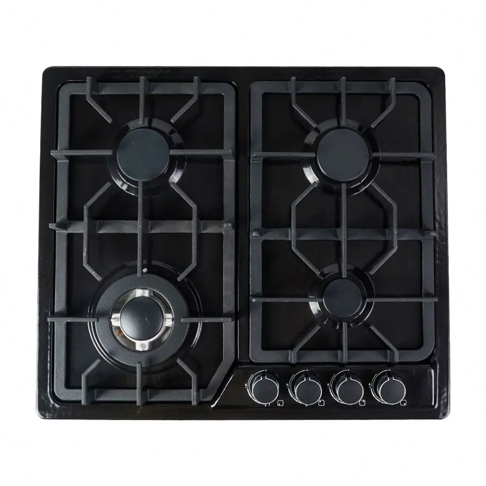 Kitchen Appliance Stainless Steel Built in Gas Hob With 4 Burner Gas Cooker