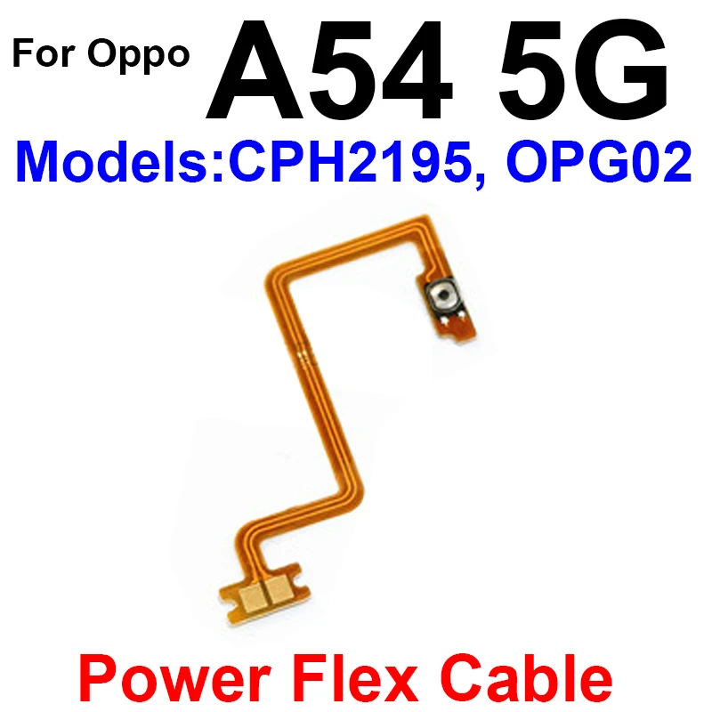 Volume Power Flex Cable For Oppo A52 A53 A53s A54 A55 A55S 4G 5G