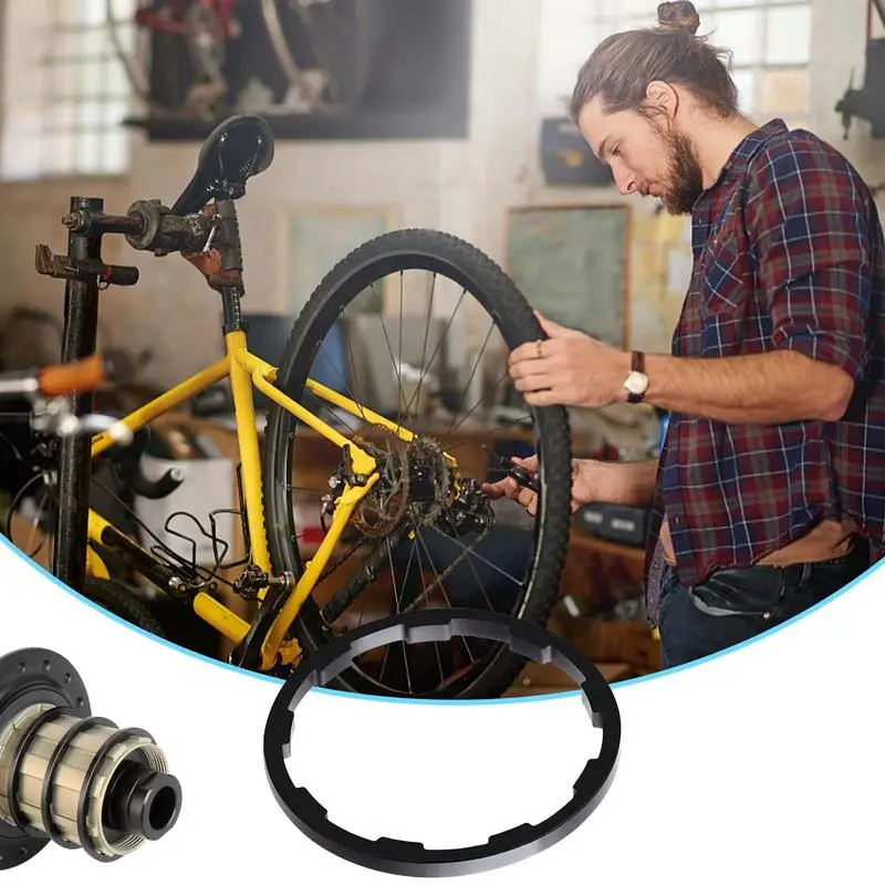 3 Cassette Flywheel Washer Hub Spacer Grooved Gasket For 2mm