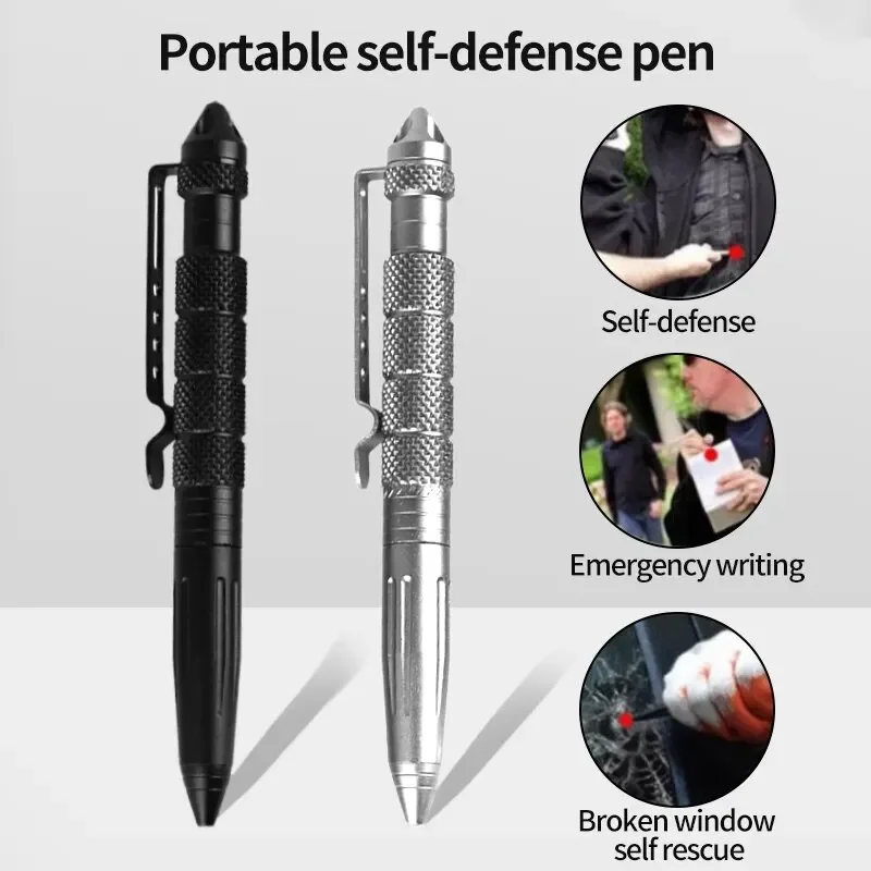 Tactical Defense Pen Multifunctional Tungsten Steel Head Broken Window Tool