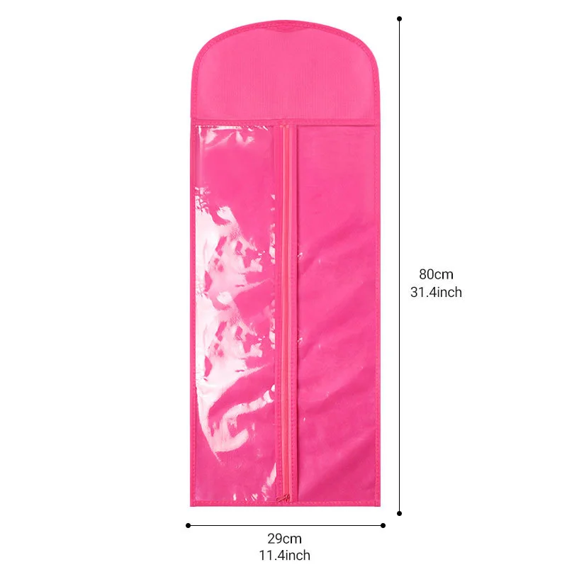 Wig Storage and Organization Transparent Zipper Bag