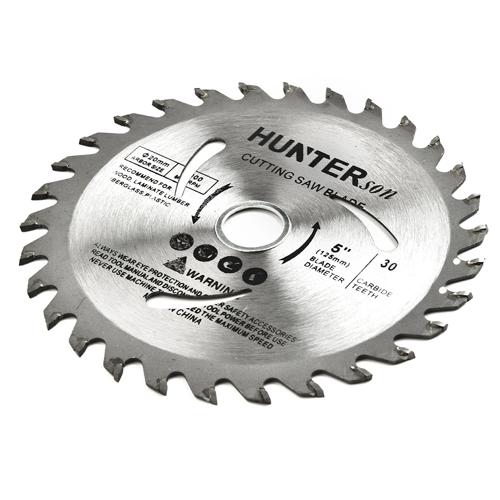 5inch 125mm Circular Saw Blade Wood Cutting Disc for Woodworking 30Teeth 20mm Bore Multitool Starlock Tools Circular Saw electric saw electric circular saw