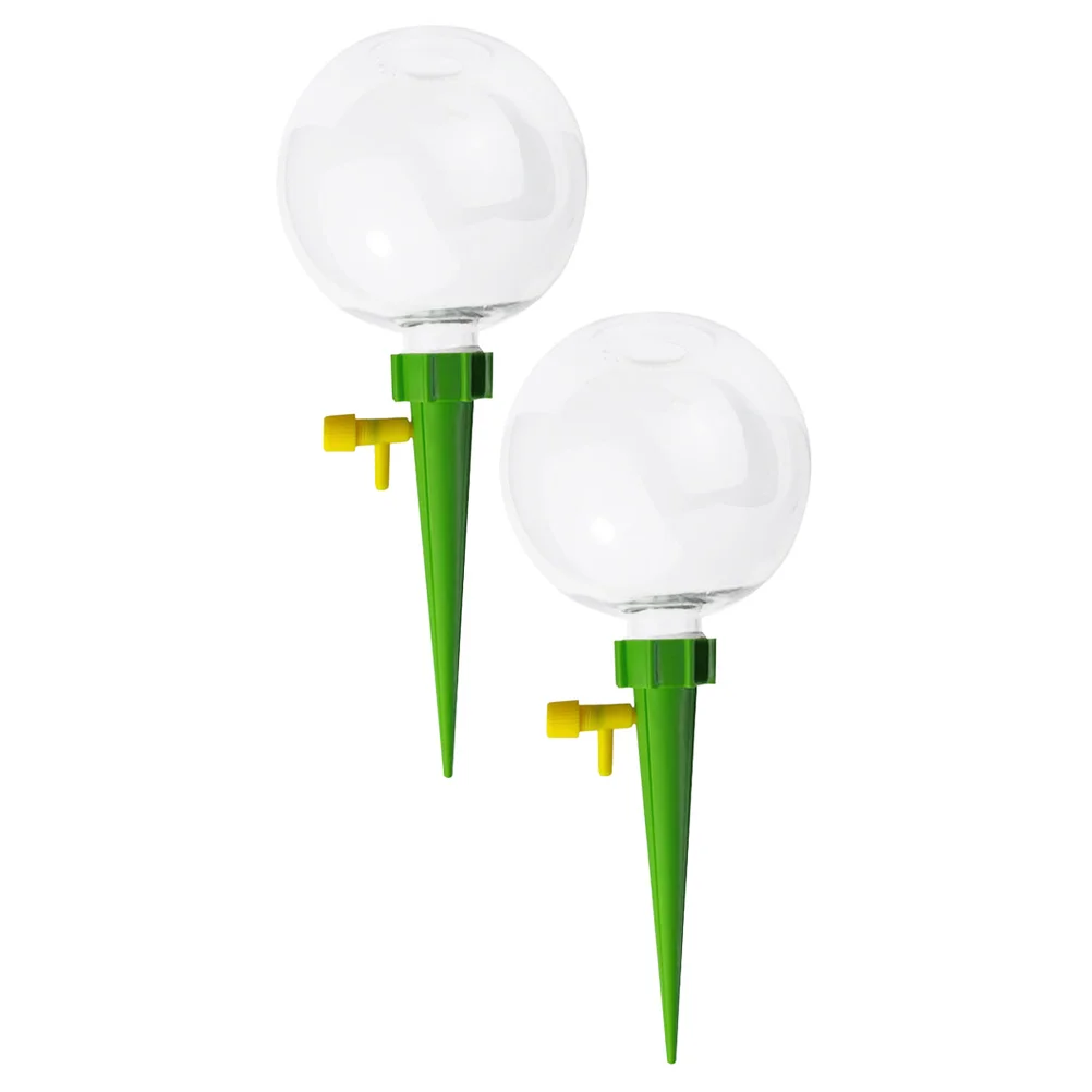 

2 Pcs Automatic Watering Ball Slow Release Waterer Self Device Flowers Drip Irrigation Spike Plastic