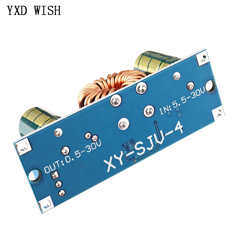 5PCS CV 조정 가능 3A 30W DC 5.5-30V  DC 0.5-30V 스텝 업 다운 벅 부스트 컨버터 전원 공급 모듈 전압 조정기