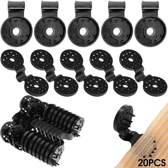 10Db Napfényes Nettó Klip Árnyékoló Ruhás Klipek Árnyékos Szövet Rögzített Farm Fényvédő Clip Kerti Szerszámok - Image 4