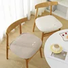 Pure Cotton Thin Stool Butt Cushion Breathable Dining Table Anti-slip Chair Cushion New Pure Cotton Seat Cushion for All Seasons 2