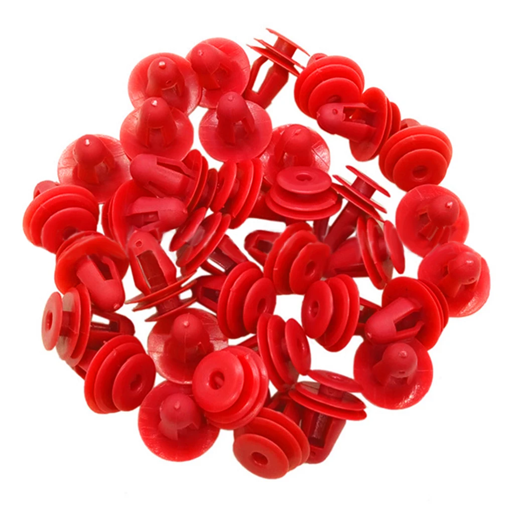 

50 шт. клипса для автомобильного крепления, зажимы для панелей отделки двери, пластиковые фиксированные клипсы для всех автомобилей, фиксирующие клипсы для внутренней отделки автомобиля