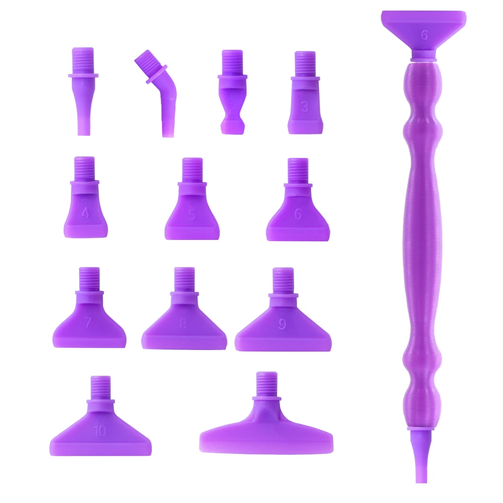 3D Purple-12Tips