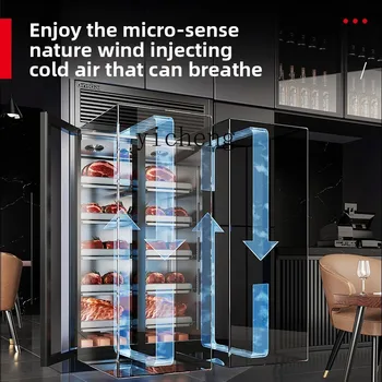 TQH commercial wet-dry restaurant meat deep-sea fish acid discharge fresh-keeping refrigerated frozen display cabinet