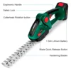 HECUS 2 in 1 Electric Hedge Trimmer 20000rpm Handheld Household Lawn Mower Garden Scissors Power Tool For Makita 18V Battery 2