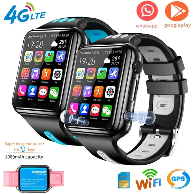 Smartwatch pour Enfants Connectée Montre Intelligente Enfants Montre  Telephone Enfant avec Appel Jeux SOS Musique Vidéo Caméra Révei