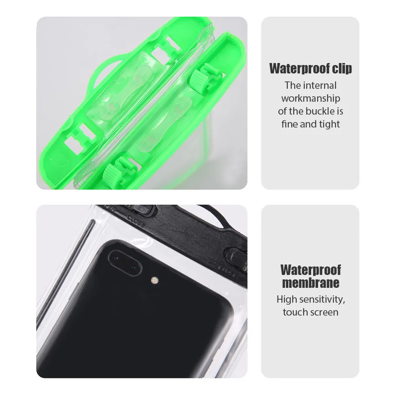 PVC Universal Waterproof Phone Case Water Proof Bag Mobile Cover For iPhone 12 11 Pro Max 8 7 Huawei Xiaomi Redmi Samsung