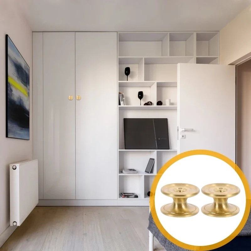 Description Picture 5 of item2 Sets Useful Door Knobs Kitchen Cupboard Drawer Sturdy Cabinet Handles