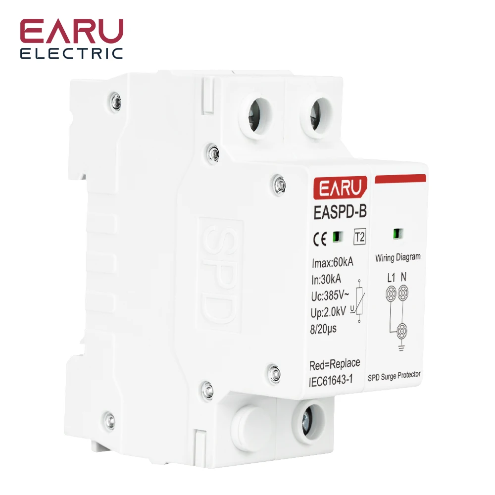 SPD Surge Protector Device Arrester Low Voltage House Surge Voltage Protection f