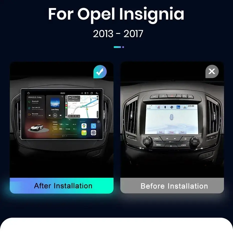 Junsun v3 plus 2k drahtloses Carplay Android Auto Auto intelligente Systeme für Opel Insignia 2013-2017 Autoradio – Detail 3