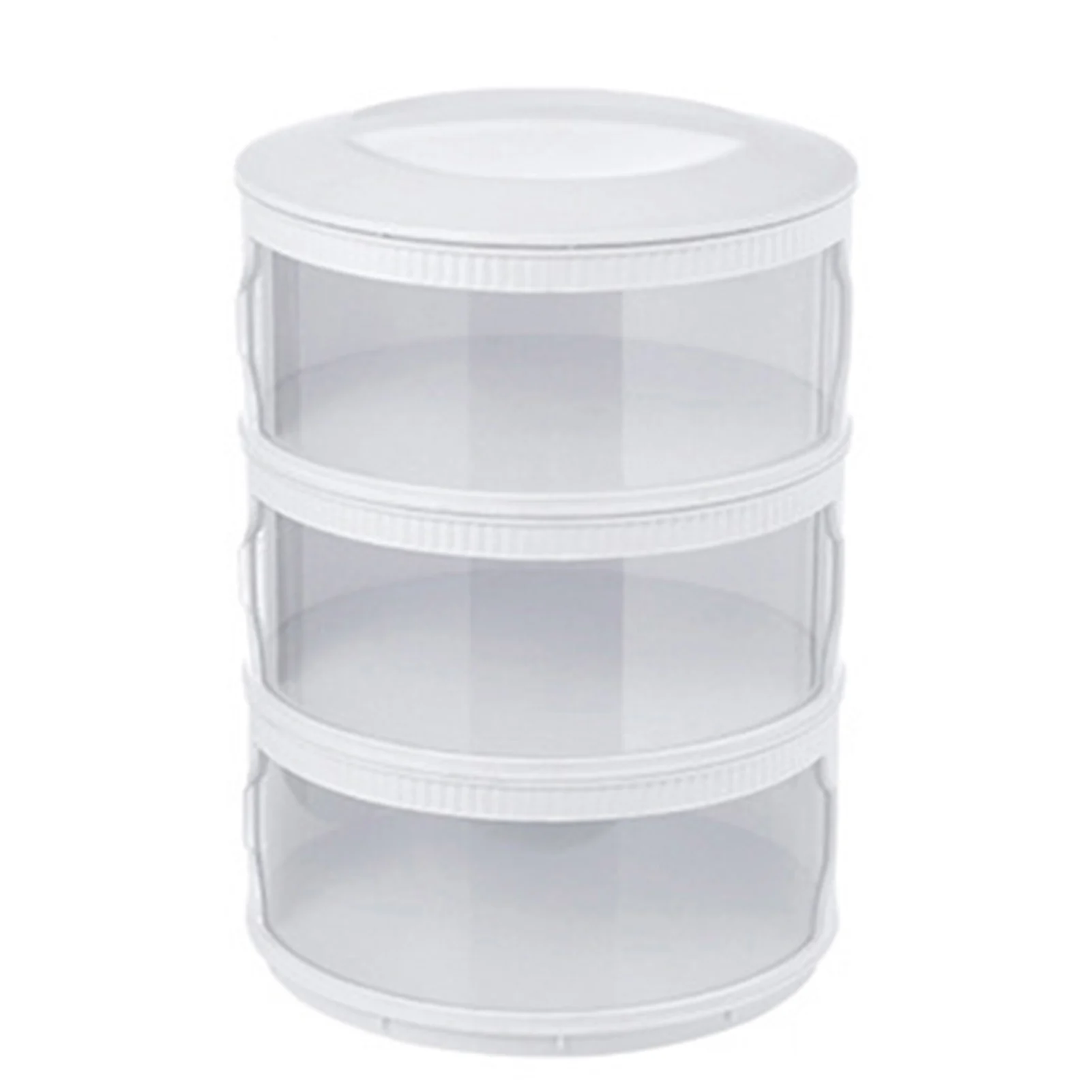 

Stackable Food Dome Multi-Layer Transparent Stackable Food Insulation Cover Dustproof For Home Kitchen Refrigerator