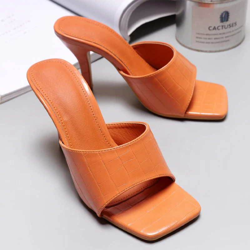 

Luxury Brand Women High Heels Party Shoes Chunky Sandals 2024 New Summer Sexy Pumps Rome Ladies Shoes Slippers Mujer Zapatos