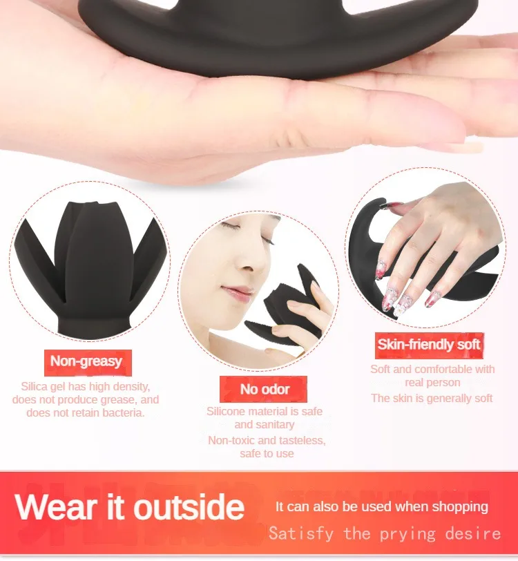 Silicone Four-Petal Anal Expander Image 7