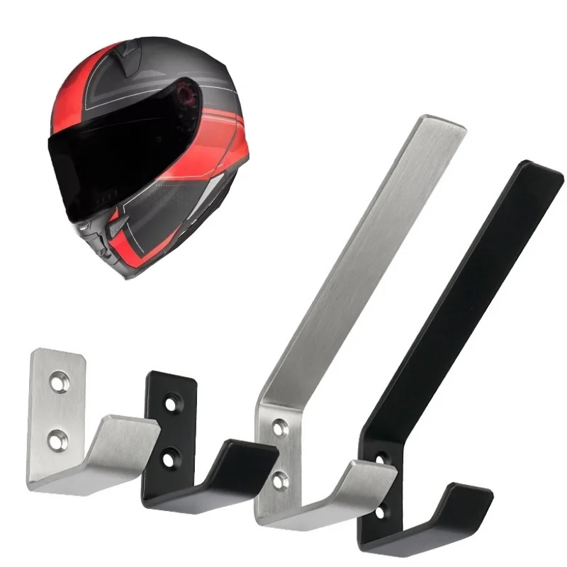 Motorradhelm-Wandhalterung Haken Stahl Mehrzweck-Haken Aufhänger für Zuhause Gepäck Jackenhalter Küchenschrank Regalhaken – Detail 1