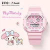 ZGO X Sanrio My Melody New Electronic Watch Dual Display Waterproof Luminous Student Watches Multi-Functional Digital Watch 810 1
