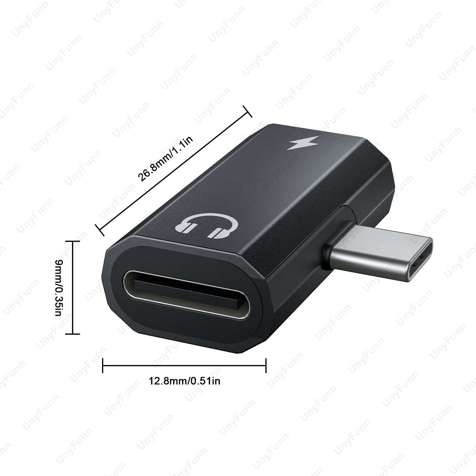 2 In 1 USB C To Type-C Converter Mobile Phone Charging Earphone Spliter Type C Adapter usb to type c adapter type c adapter type c to 3.5mm adapter type c aux adapter type c to aux adapter For Xiaomi Huawei iPhone 15 pro max