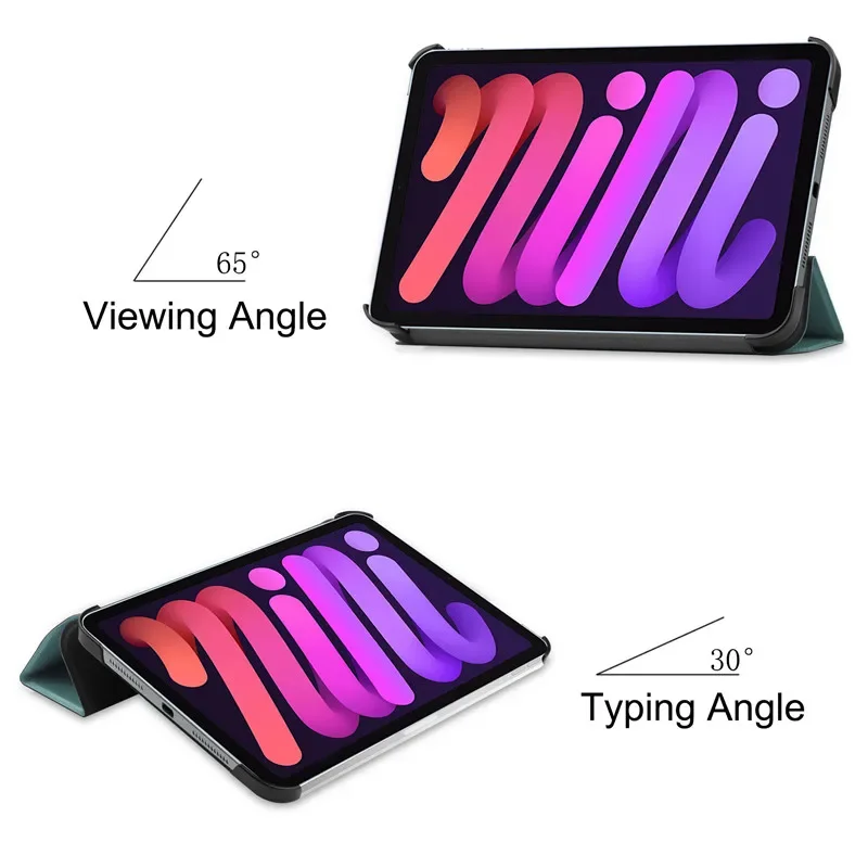 Premium Leather Trifold Smart Stand Case Cover