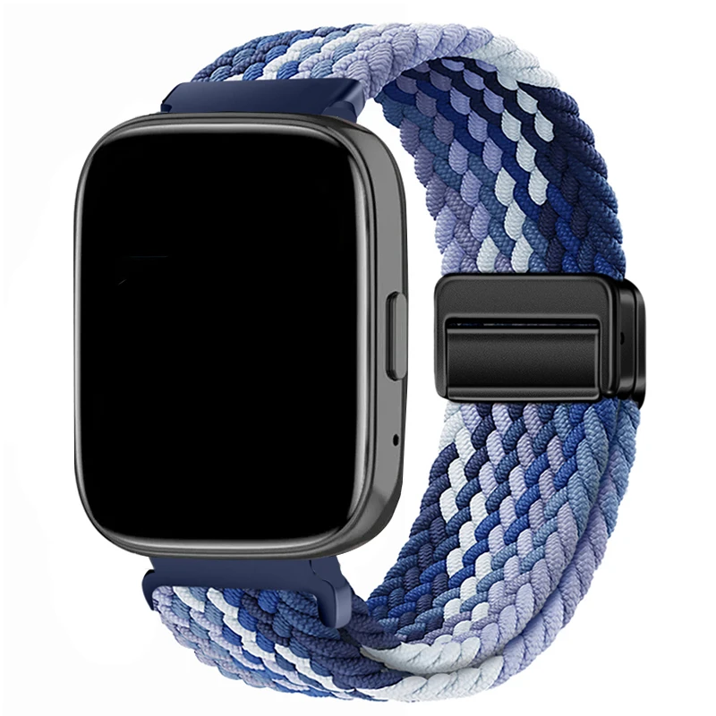Braided Nylon Solo Loop Band with Magnetic Buckle