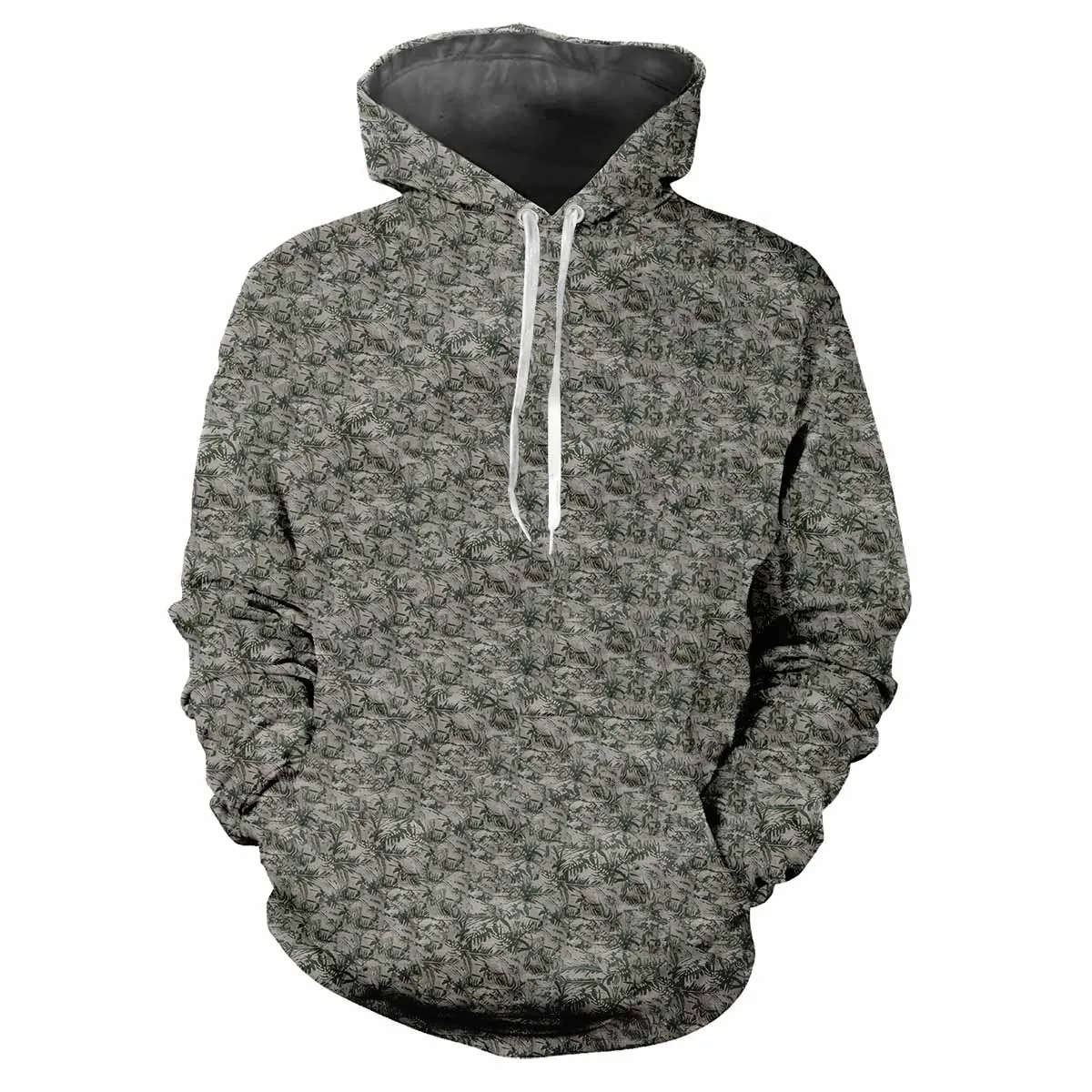thumbnail image 1 of Sudadera con capucha para hombre, de camuflaje, para caza, animales, para exteriores, de primavera y otoño, estilo callejero, holgada, cómoda e informal, 1 of 5