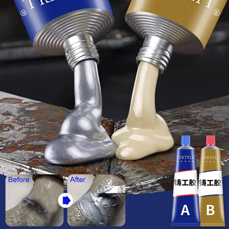 

Extra Strong Metal Repair Glue Magic Plastic Repair Casting Adhesive High Strength Cold Welding Glue Industrial AB Glue Sealant