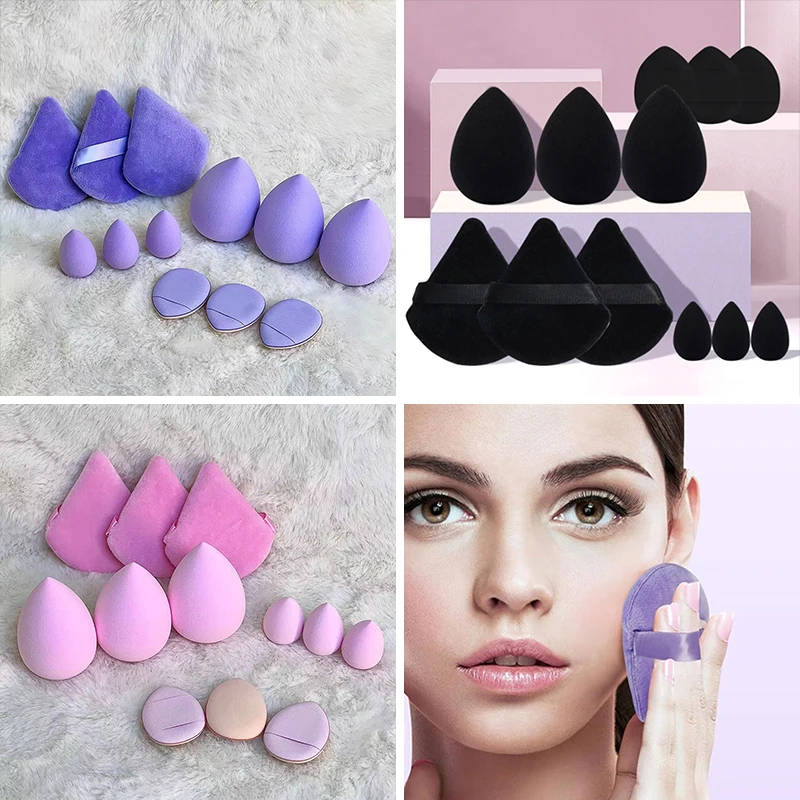 Makeup Tool Set 12PCS Giant Soft Makeup Egg Powder Suitable for Base Corner Setting Novice