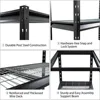 The Atlas 72" W Heavy Duty Garage Shelving Load 8000 Lbs, 4 Tier Metal Storage Shelves, Adjustable Industrial Steel Rack 3