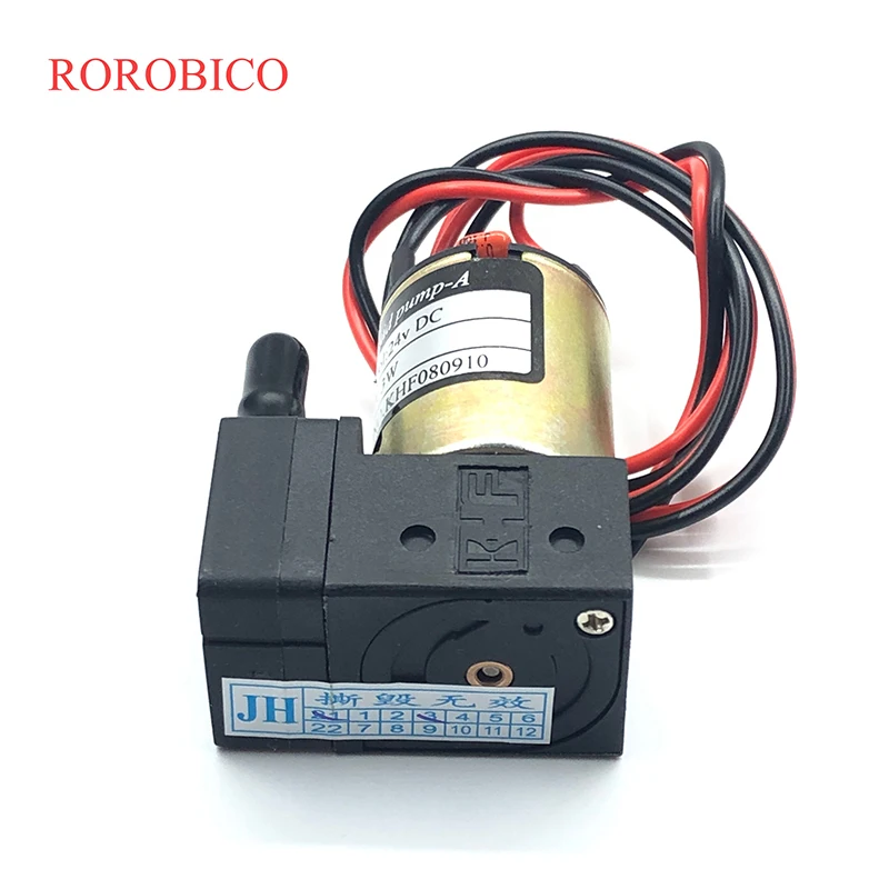 Khf Pequeno Eco Solvente Bomba de Tinta Impressora a Jato de Tinta Cristal Gongzheng Micro Diafragma Líquido Bomba dc 24v 3w 100200 ml Min - Imagem 2