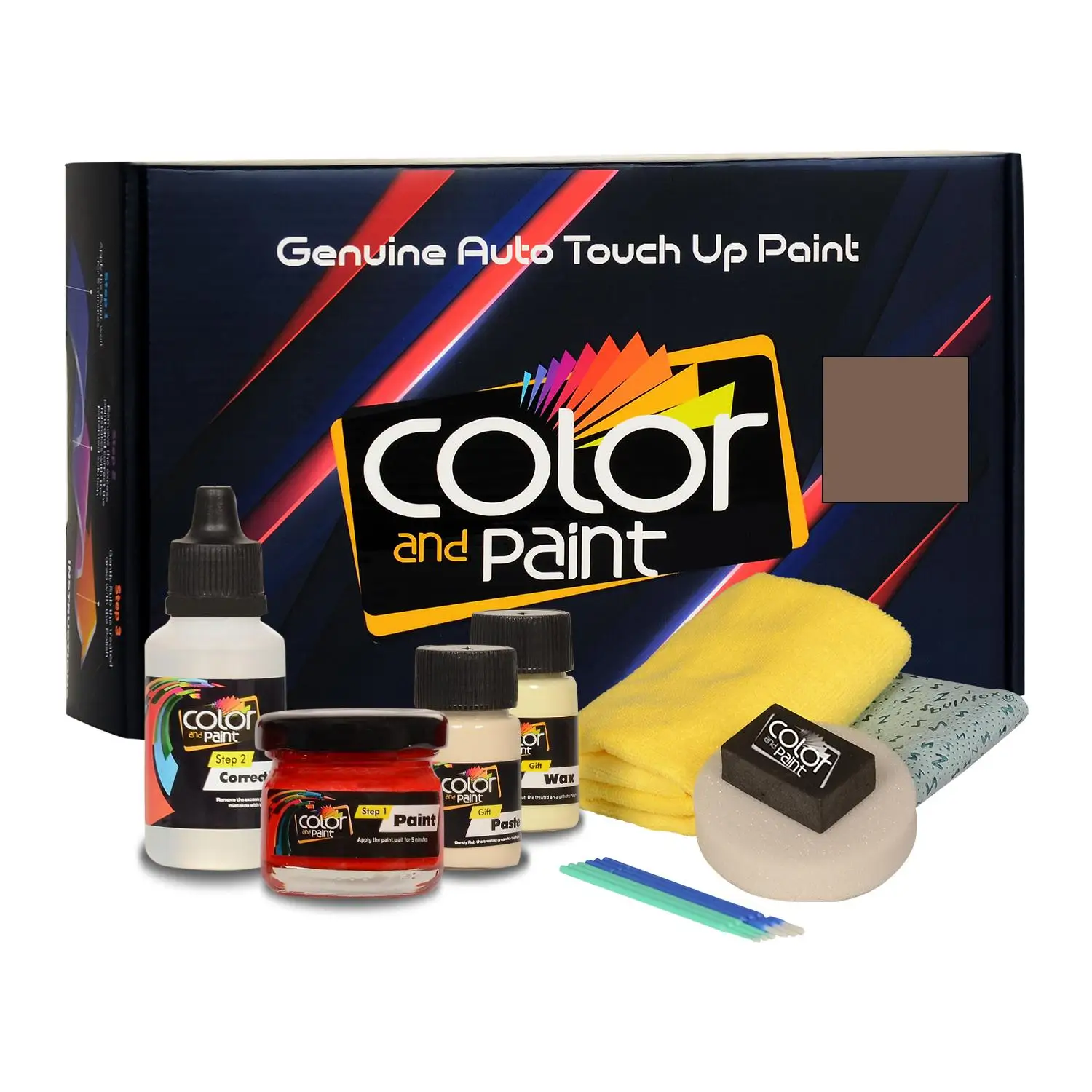 

Color and Paint compatible with Ford America Automotive Touch Up Paint - DARK FAWN MET - 82 - Basic Care