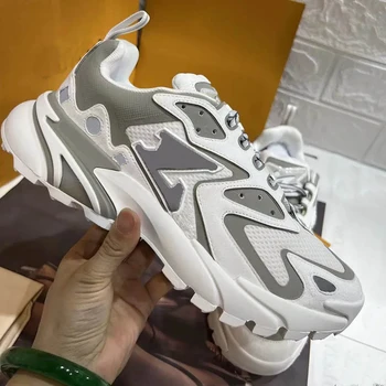 Designer B30 Runner Tatic Men's Sneakers Fashion mesh suede stitching casual sneakers Men's outdoor B22 jogging shoes 4