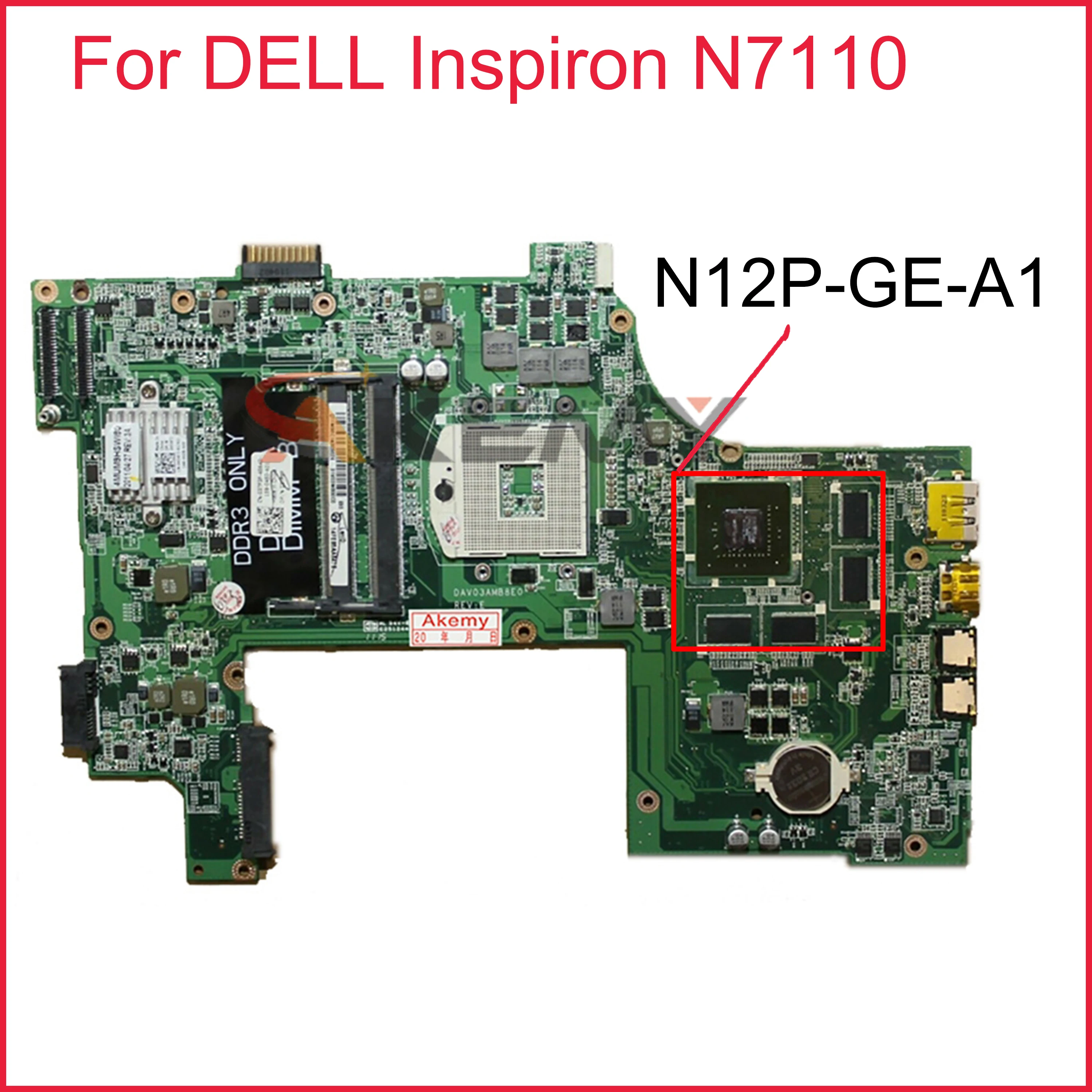 CN-09NWTG 09NWTG для DELL Inspiron N7110 материнская плата ноутбука DAV03AMB8E0 HM67 N12P-GE-A1 DDR3