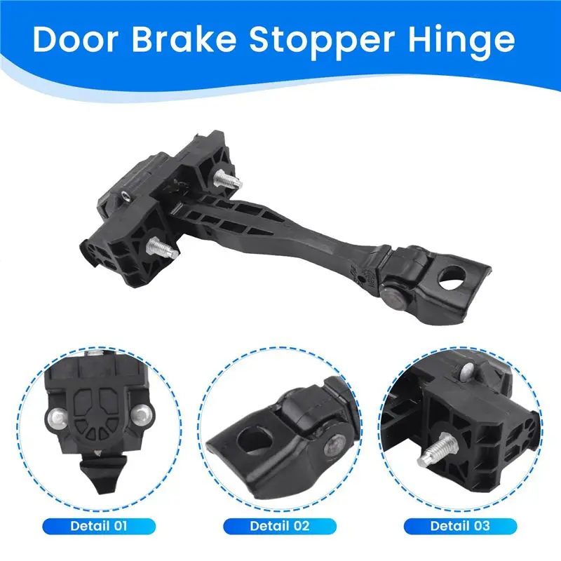 A66P-51227341033 자동차 후방 좌우 도어 브레이크 스토퍼 힌지 BMW G30 G31 F90 2018-2022용