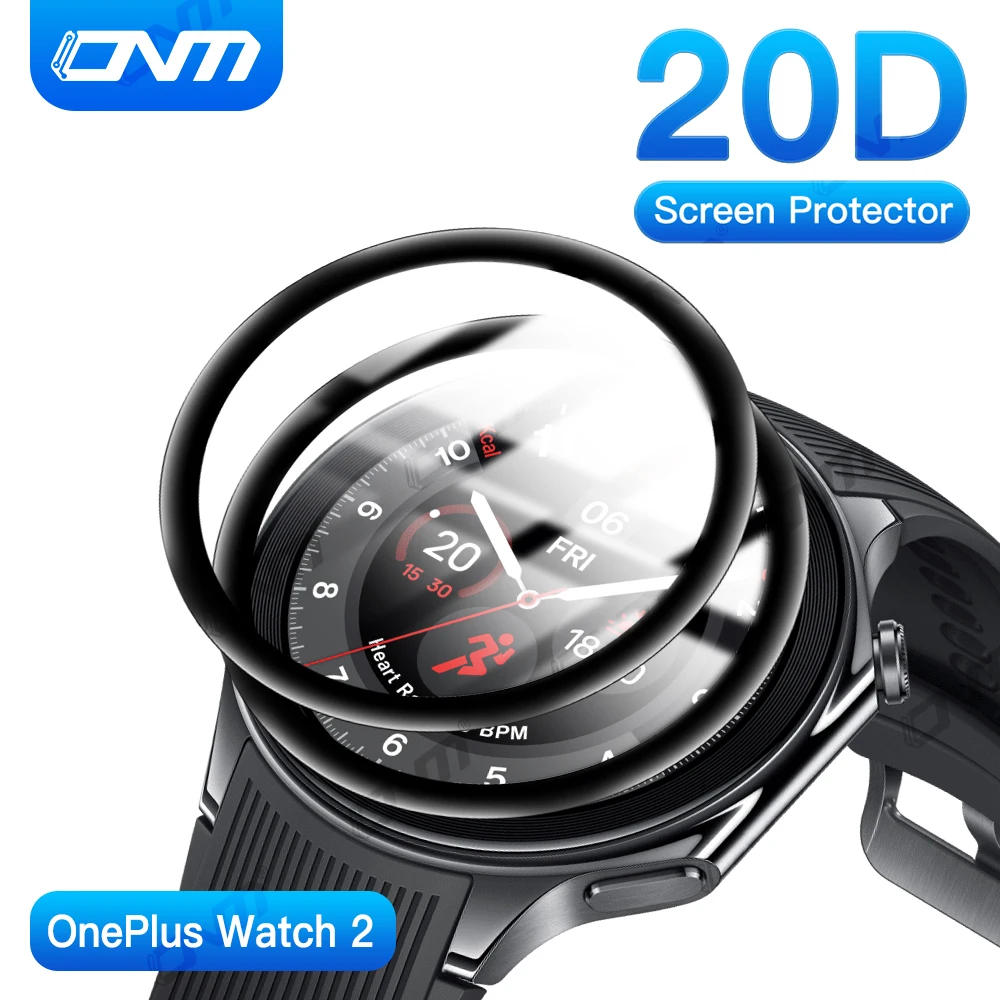 

20D Screen Protector for OnePlus Watch 2 Anti-scratch Film for OnePlus Watch2 Full Coverage Ultra-HD Protective Film (Not Glass)