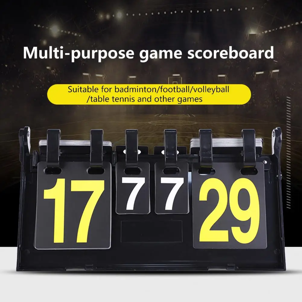 

Football Substitution Card Strong Free to Disassemble Lightweight Volleyball Basketball Scorekeeper Scoreboard for Soccer