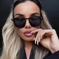 Mode oeil de chat cadre en métal lunettes de soleil femmes marque Desginer lunettes de soleil noir Rivet Cateye femme nuances lunettes UV400 4