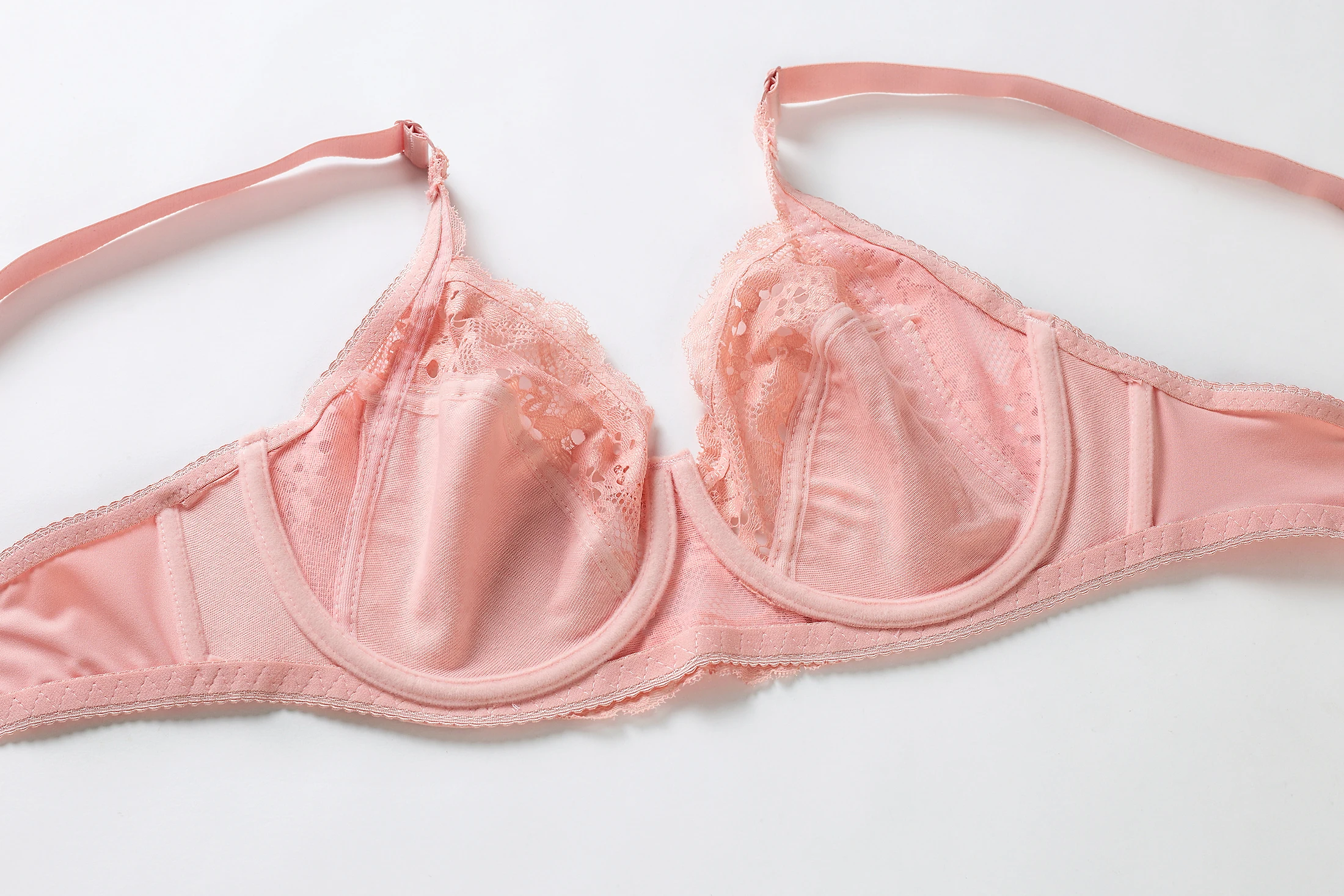 Women Sexy Lace Bra Underwire Gather Adjustment Lingerie Unlined Push Up Bras Underwear Big Plus Size 38-48 5