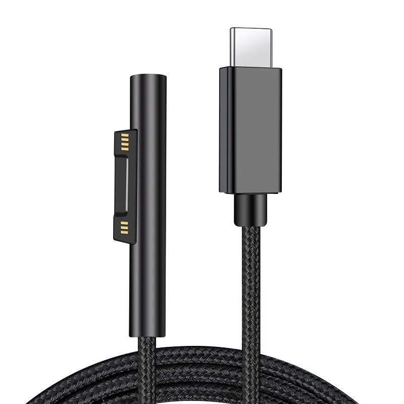 USB C 65W 15V 3A power supply charger adapter cable for Microsoft Surface Pro X 8 7 6 5 4 3 Type C PD tablet fast charging plug