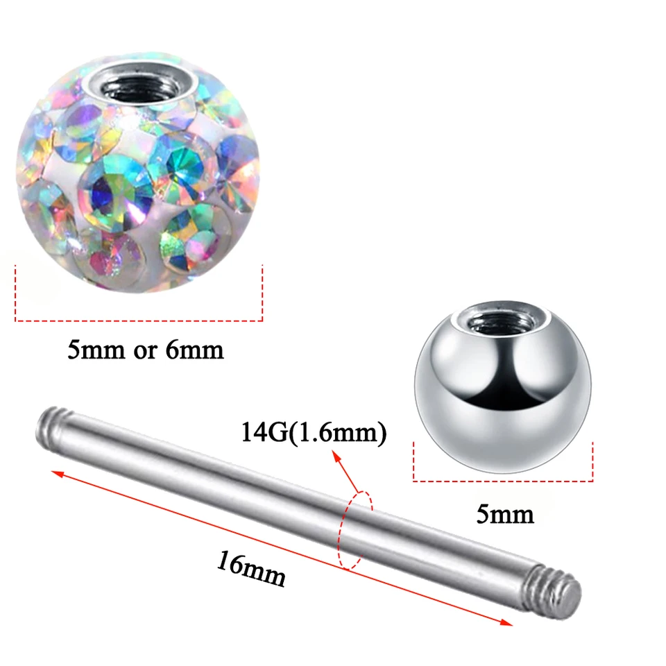 Body Piercing Diametro 5mm | Acquisti Online Su - Foto 5