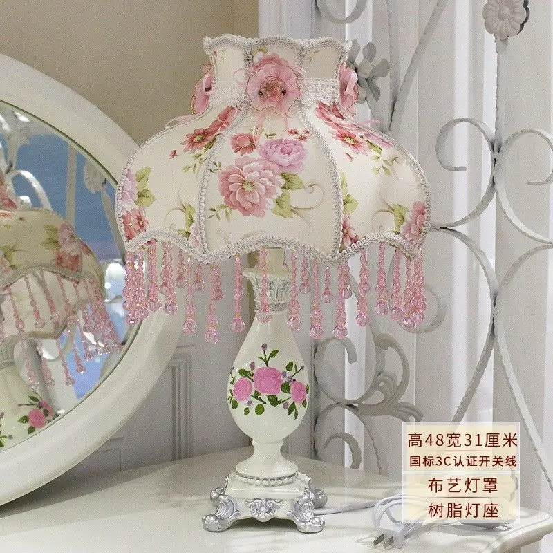 European Style, Bedroom, Desk Lamp Ins Girl, Princess Room, Bedside , Warmth, Gift, Wedding  Wedding, Everbright  4