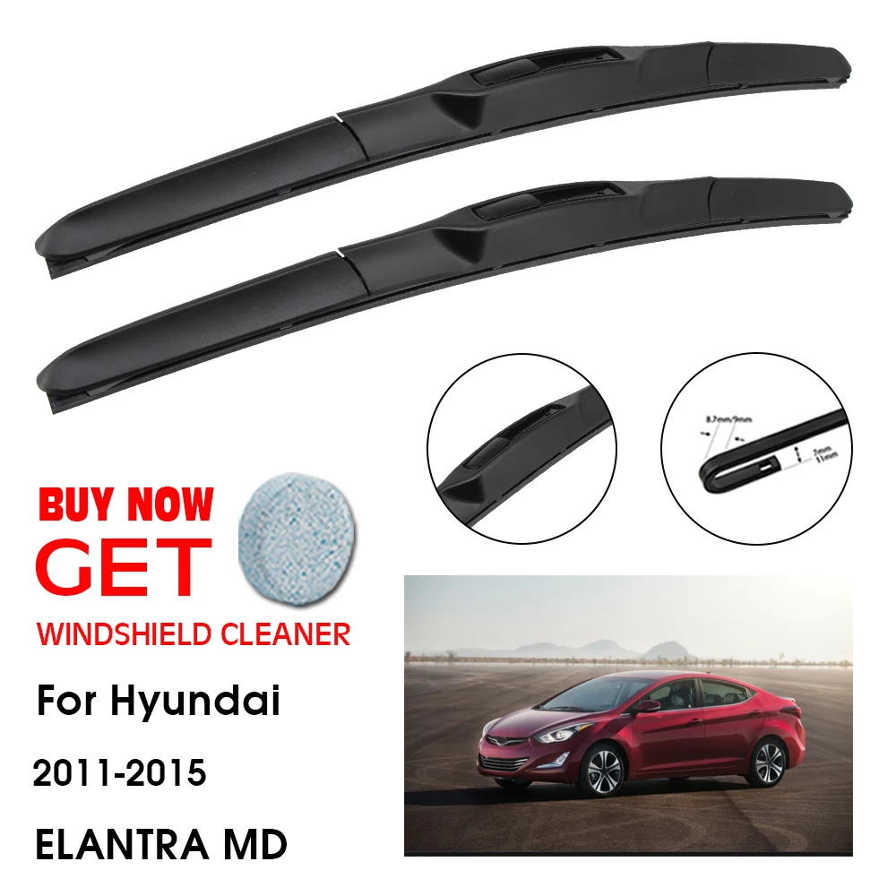 Car Wiper For Hyundai Elantra Md 26"+14" 20112015 Front Window Washer Windscreen Windshield