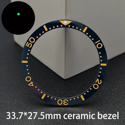 Sleek Ceramic Bezel Insert for Watches - Flat 33.7mm*27.5mm (4 deep blue)