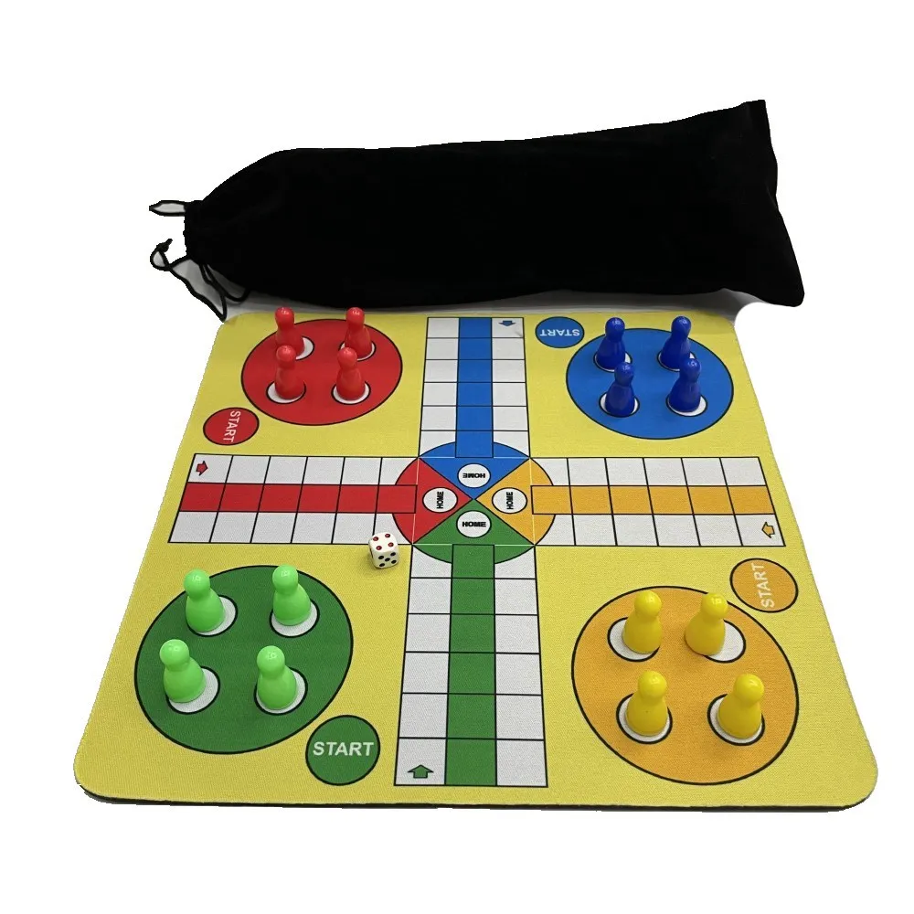

Комплект карманных бархатных тканевых сумок, шахматная доска, Пластиковые Летающие шахматы, костюм людуо, легкая настольная игра, портативная детская игрушка для дома и улицы
